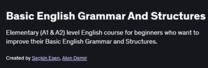 Basic English Grammar And Structures