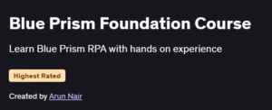 Blue Prism Foundation Course