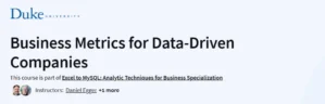 Business Metrics for Data-Driven Companies