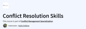 Conflict Resolution Skills