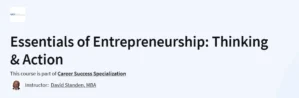 Essentials of Entrepreneurship: Thinking & Action