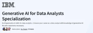 Generative AI for Data Analysts Specialization