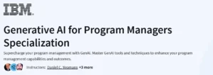 Generative AI for Program Managers Specialization