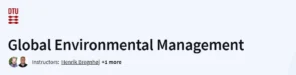 Global Environmental Management