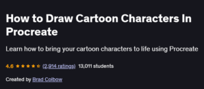 How to Draw Cartoon Characters In Procreate