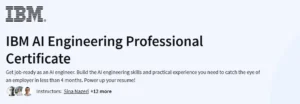 IBM AI Engineering Professional Certificate