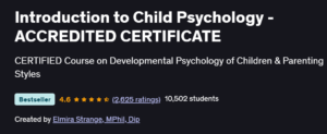Introduction to Child Psychology - ACCREDITED CERTIFICATE