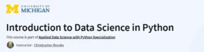 Introduction to Data Science in Python