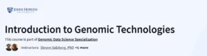 Introduction to Genomic Technologies