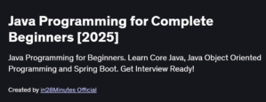 Java Programming for Complete Beginners [2025]