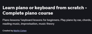 Learn piano or keyboard from scratch - Complete piano course