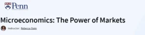 Microeconomics: The Power of Markets