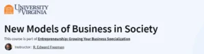 New Models of Business in Society