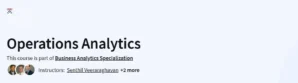 Operations Analytics