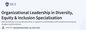Organizational Leadership in Diversity, Equity & Inclusion Specialization