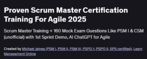 Proven Scrum Master Certification Training For Agile 2025