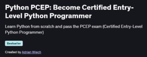 Python PCEP: Become Certified Entry-Level Python Programmer