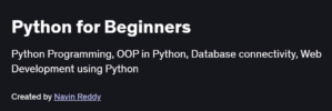Python for Beginners