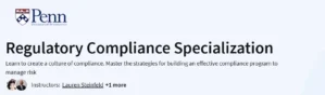 Regulatory Compliance Specialization
