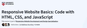 Responsive Website Basics: Code with HTML, CSS, and JavaScript