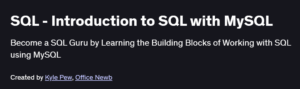 SQL - Introduction to SQL with MySQL