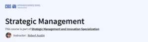 Strategic Management