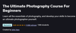 The Ultimate Photography Course For Beginners