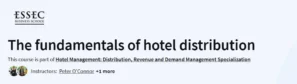 The fundamentals of hotel distribution