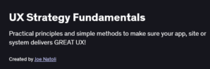 UX Strategy Fundamentals