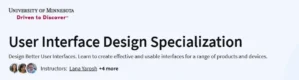 User Interface Design Specialization