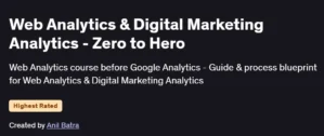 Web Analytics & Digital Marketing Analytics - Zero to Hero