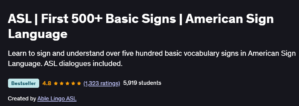 ASL | First 500+ Basic Signs | American Sign Language