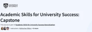 Academic Skills for University Success: Capstone