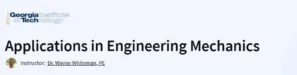 Applications in Engineering Mechanics