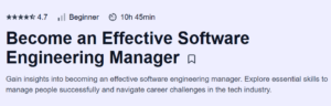 Become an Effective Software Engineering Manager