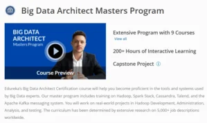 Big Data Architect Masters Program