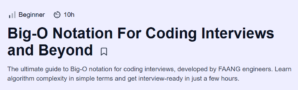 Big-O Notation For Coding Interviews and Beyond