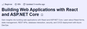 Building Web Applications with React and ASP.NET Core