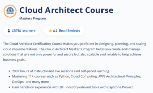 Cloud Architect Course