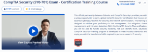 CompTIA Security (SY0-701) Exam - Certification Training Course