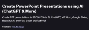 Create PowerPoint Presentations using AI (ChatGPT & More)