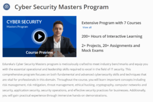 Cyber Security Masters Program