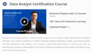Data Analyst Certification Course