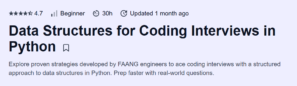 Data Structures for Coding Interviews in Python
