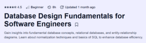 Database Design Fundamentals for Software Engineers