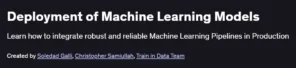 Deployment of Machine Learning Models