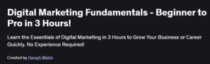Digital Marketing Fundamentals - Beginner to Pro in 3 Hours!