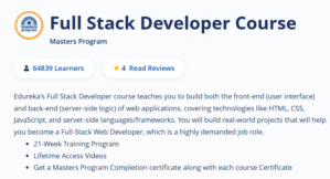 Full Stack Developer Course