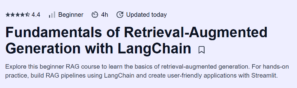 Fundamentals of Retrieval-Augmented Generation with LangChain