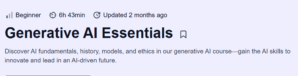 Generative AI Essentials